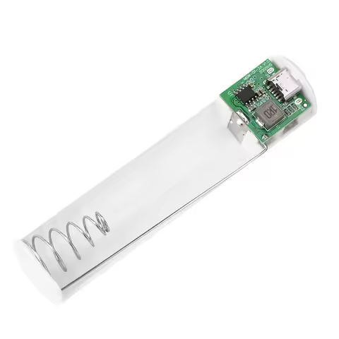 18650/21700 Power Bank External Battery Storage Case Free welding Kit 5V 2A Fast Charging Metal Powe