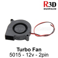 Dc Turbo Cooling Fan 5015 5v / 12v / 24v 2pin Brushless Blower