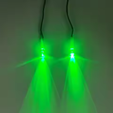 1PC Glowing Eyes Halloween Light Up Eyes for Skulls With Timer LED Props Spooky Decorations for Indo