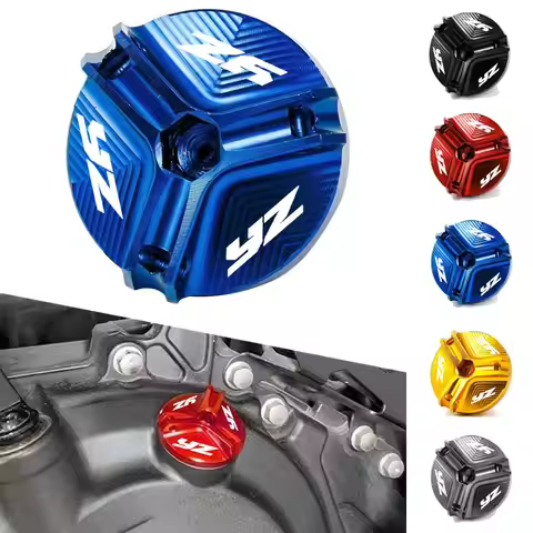 Motorcycle Engine Oil Filler Cup Cap Plug Cover For Yamaha YZ65 2023 YZ80 YZ85 98-23 YZ125 97-23 YZ2