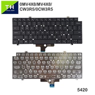 Dell Latitude 3440 5420 5430 7420 7520 0MV4X8 0CW3R5 CW3R5 MV4X8 Laptop Replacement Keyboard