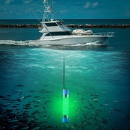 300W High-Power LED Underwater Fishing Light, 12V DC 150w Stainless Steel Ideal for Night Fishing, A