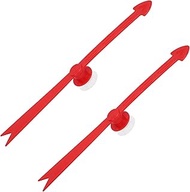 Gosknor 2pcs Large Arrow Spinner, Red Detachable Plastic Arrow Spinner for Games with Suction Cup St