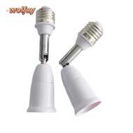 YOLANDA LED Lamp Base, Wall Base Holder Extension Bulb Socket, Useful Flexible E27 to E27 Light Base