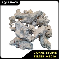 [AquariaCo] Aquarium Coral Stone (Filter Media, Batu Laut, Batu Karang, Batu Akuarium, Sump Tank Med