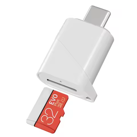 Micro SD Card Reader USB C Adapter Type C for iPhone, Android, Micro SD,Micro SDXC, MicroSDHC, TF