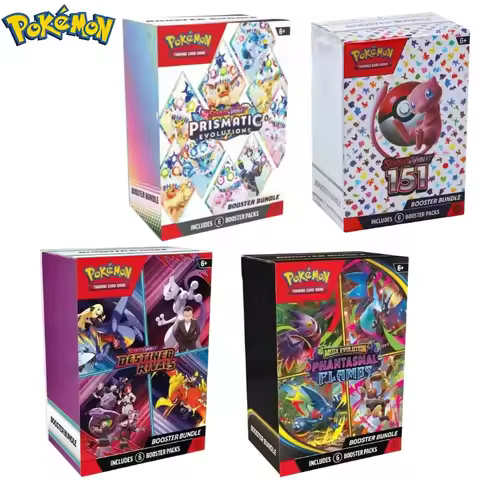Pokémon Card v10 Booster bundle Destined Rivals Prismatic Evolutions Scarlet Violet 151 English ME01