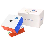 BroMoCube Gan 251 Pro New 2x2 Magnetic Speed Cube Professional Stickerless Gans 2x2x2 Cube Super Lig