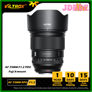 JDBDE Viltrox 75mm F1.2 Fuji Pro Lens Autofocus Large Aperture Prime Lens for Fujifilm Xf Mount Cameras Lenses Fuji XT4 XT5 XPRO1 XA7 HTRHX