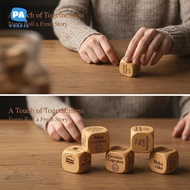 [NBI] Handmade Wooden Decision Dice Hand Polished Dual Purpose Dice for Quilting Sewing Book Reading