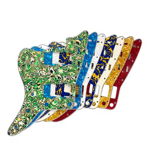 Fei Man Guitar Parts Pickguards Suit For Left Handle Fender,US Jazzmaster,13 Holes Scratch Plate, Be