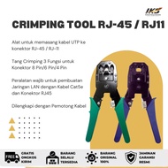 RJ45 Crimping Tool Pliers RJ-45 RJ-11 Crimping Tool