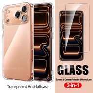 3IN1 Soft TPU Cover Case For iPhone 17 Pro Max iPhone17 iPhoneAir 17Pro17Pro Max Screen Protect Lens