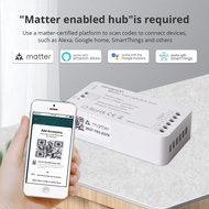【Limited Quantity】 Zemismart Matter Over WiFi Led Strip Controller RGBCW Smart Led Driver Support Sm