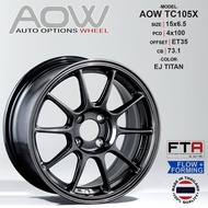 AOW TC105X 15x6.5/7.0JJ  4x100  ET 40/35 ( EJ TITAN)