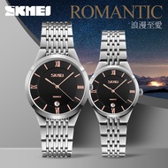 Moment Beauty Couple Style Quartz Watch Fashion Single Calendar Steel Band Ladies Watch Fashion Watc