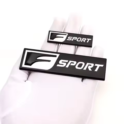 3D F Sport Logo Badge Emblem Decals Car Stickers for Lexus IS200T IS250 IS300 RX300 CT NX RX GS RX33