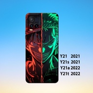 Softcase vivo Y21, vivo Y21S, vivo Y21A,vivo Y21T _Silicone Casing Hp Black Rubber Flexible Thick