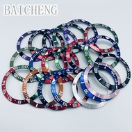 BAICHENG 38mm Aluminum Ring GMT Diver's Style Watch Bezel Insert For 40mm Watch Cases Replace Access