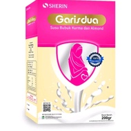 Susu garis dua bubuk kurma dan almond 200gr
