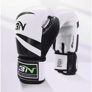 PERALATAN Bn Fight Boxing Gloves Muay Thai Leather Glove Breathable 10oz - BNT-1601 | Bn Fight Boxin