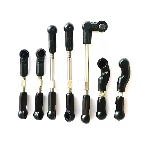 7 pcs Metal Plastic Linkage Rod For 1/10 RC Car Sakura D5S D5 Sport