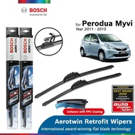 Bosch Aerotwin Retrofit U Hook Wiper Set for Perodua Myvi LagiBest (21"/17")