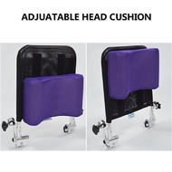 Adjustable Wheelchair Head support Cushion Pillow Heightening Wheelchair Accessories Chair Head Support Black/Red/Purple