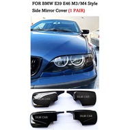 [READY STOCK] BMW E39 E46 M3/M4 Style Rearview Mirror Shells Side Wing Mirror Cover Cap