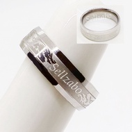 Titanium Steel Rings 龙 Dragons US Size 8/9/10 Silver Accessories Aksesori Perak Cincin Naga Guys Men