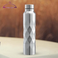 [deevoka] Stainless Steel Water Bottle Single Wall Large Capacity 34oz Leakproof Cold Water Bottle f