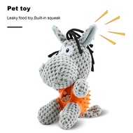 Food Hiding Dog Toy Interactive Burro Dog Toy Interactive Squeaky Dog Toy for Teeth Cleaning and Anxiety Relief Natural Rubber Chew Toy for Small to Large Dogs Snuffle and Puzzle Toy for Puppy