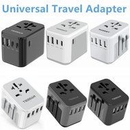 TESSAN International Travel Adapter with 4USB, Universal Power Adapter, Global All-in-One Power Socket Charger Adapter For Global Travel