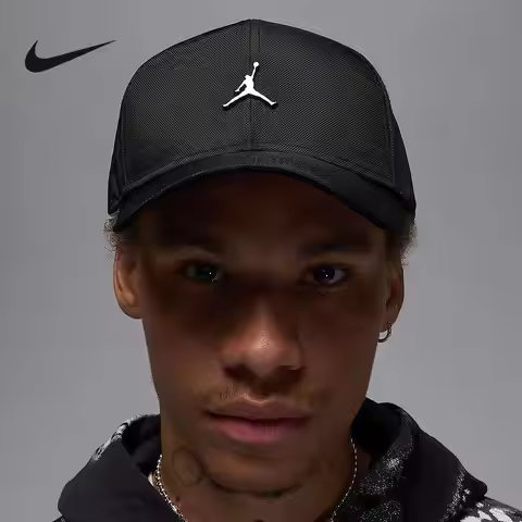 NIKE Baseball Cap for Men and Women - Spring 2025 - AJ Sport Hat - Casual Hat - Bow Tie Hat HM5750-0
