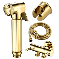 Bidet Sprayer Bidet Faucets Toilet Hand Spray Brass Bidet Set Toilet Bidet Sprayer Self Cleaning Shower For Bathroom Gold