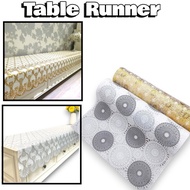 Table Runner – Waterproof and Oilproof Protection for Center Table Cover 4-6 seater PVC table runner