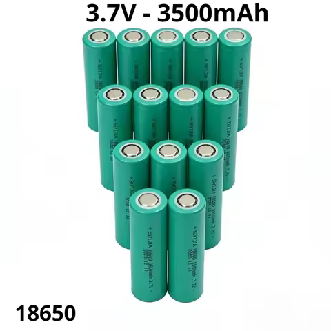 18650 Battery Rechargeable Battery 3.7V 18650 3500mAh Capacity Li-ion Rechargeable Battery for Flash