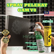 HIASANI 780ML V8 PRO Glue Spray Adhesive Foam Spray Sembur Gam