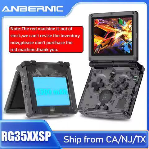 ANBERNIC RG35XXSP 3.5'' IPS Screen Flip Handheld Console Linux 64G System HDMI-compatible TV Output 
