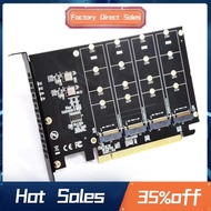 M.2 NVME to PCIe Adapter Gen4 X16 Expansion Card Compatible with 2230, 2242, 2260, 2280 SSDs for Enh