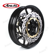 Arashi Front Wheel Rim Hub Full Floating Brake Disc Rotor Set For BMW S 1000 RR S1000R 2014-2018 / S