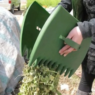 In-stock outdoor leaf rake, gardening plastic rake for collecting and organizing fallen leaves, gard