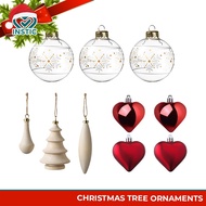 INSTIC Christmas Tree Ornaments | Christmas Bauble Decorations & Ornaments
