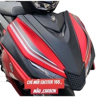 Y16 Y16ZR HORN COVER ACCESSORIES CARBON VIETNAM
