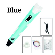 USB 3D Pen Full Set LCD V2 3D Printing Doodle Arts Craft Drawing SMK RBT School Project Class Starte