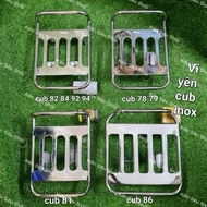 Cub 78 saddle tail _ yen wing _ 81_82_84_DD_92_94 stainless steel... Spare Parts Accessories