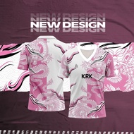 Pink Dragon Personalization Jersey Customized Team Jersey Free Name and Numbers Women's T-shirt 5xl