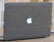 OTHER - MacBook Air13"(A1932/A2179/A2337) 木紋硬殼 - 黑