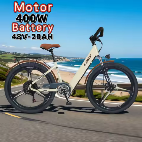 400W brushless motor city riding electric bicycle 48V20AH lithium battery electric moped adult bicyc