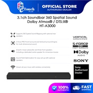 SONY A SERIES A3000 3.1ch Soundbar with 360 Spatial Sound Mapping with Dolby Atmos® / DTS:X HT-A3000